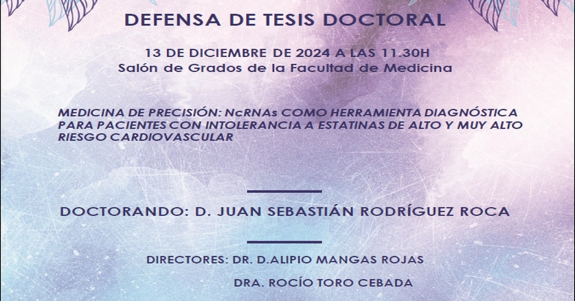 Defensa Tesis Doctoral de D. Juan Sebastián Rodríguez Roca