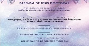 Defensa Tesis Doctoral de D. Esteban Sánchez Toscano